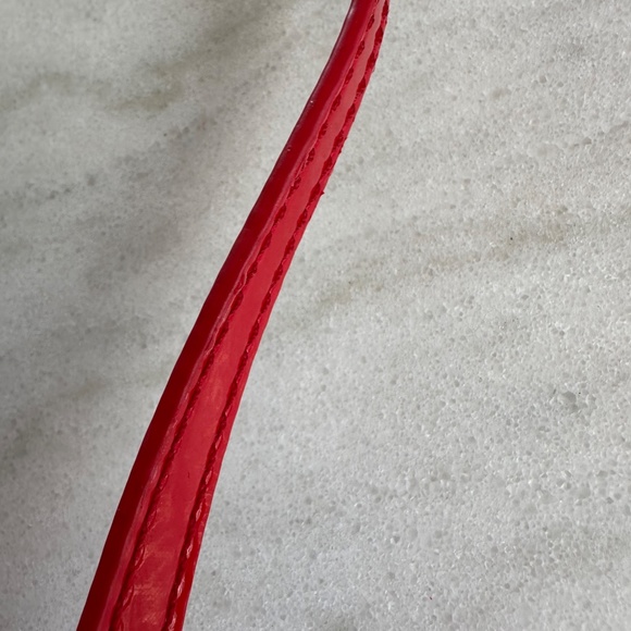 Tory Burch Red Patent Leather Crossbody Purse - Picture 13 of 14